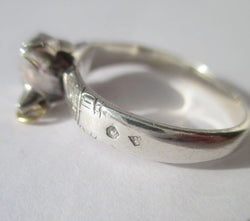 Arthus BERTRAND - Bague Le Chat Egyptien Argent et Or - Castafiore