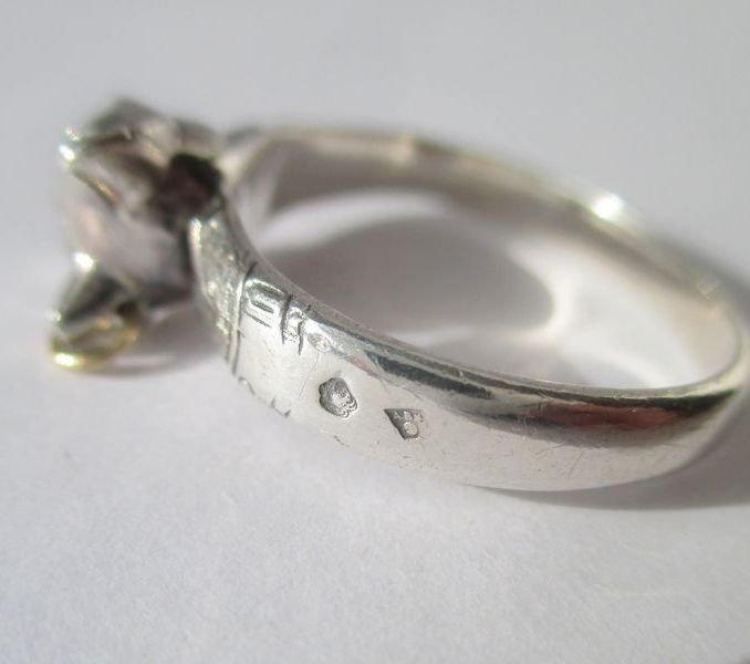 Arthus BERTRAND - Bague Le Chat Egyptien Argent et Or - Castafiore