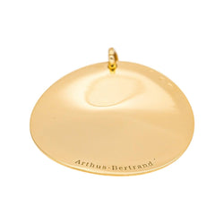 Arthus Bertrand Pendentif Rond Uni Or jaune - Castafiore