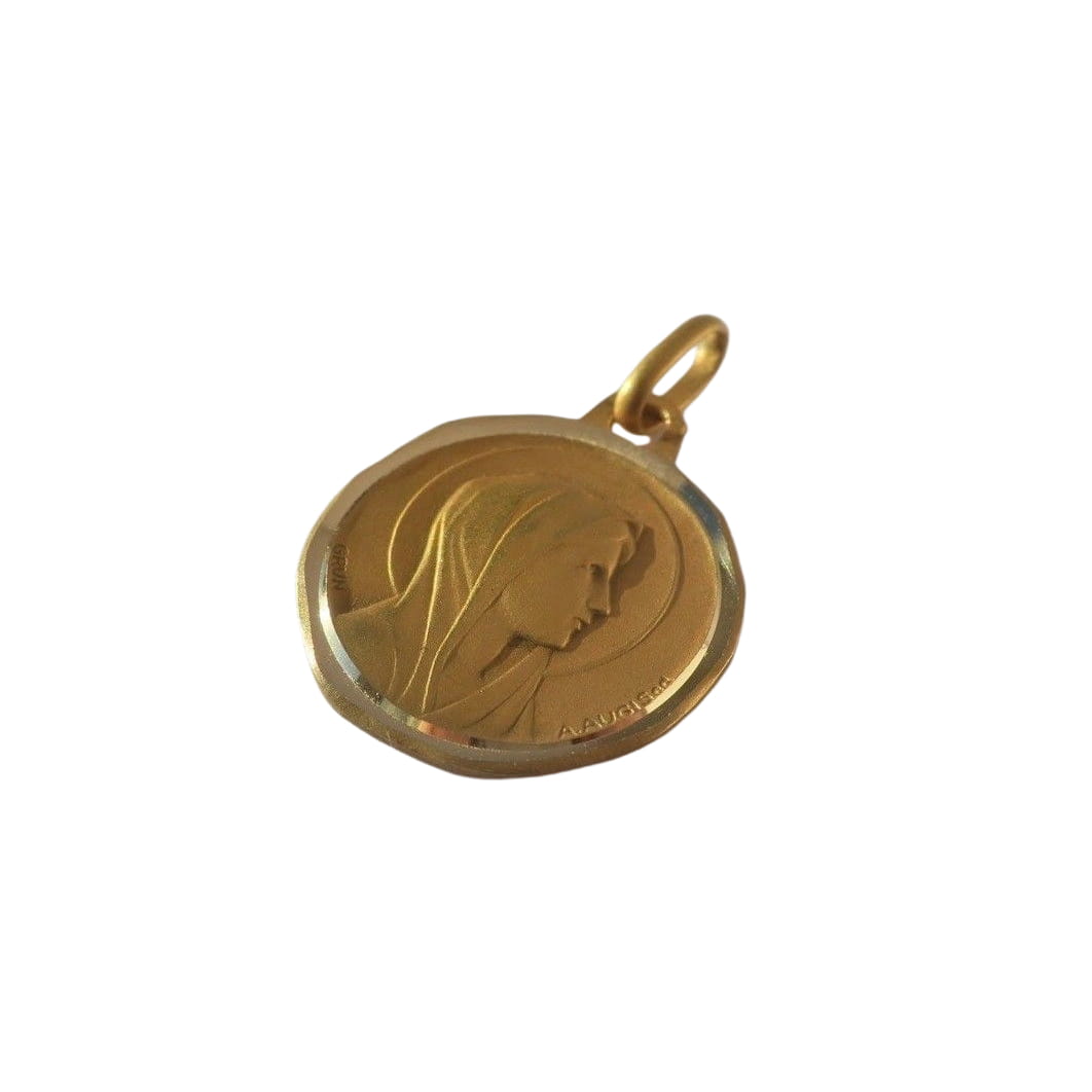 AUGIS et GRUN - Médaille pendentif biface Or - Castafiore