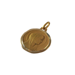 AUGIS et GRUN - Médaille pendentif biface Or - Castafiore