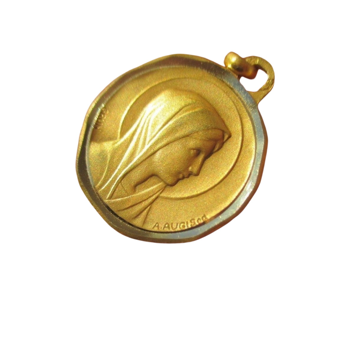 AUGIS et GRUN - Médaille pendentif biface Or - Castafiore