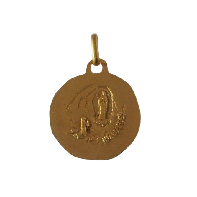 AUGIS et GRUN - Médaille pendentif biface Or - Castafiore