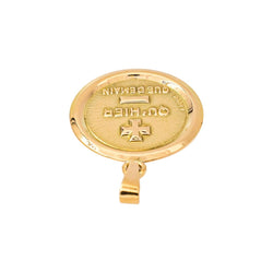 Augis Pendentif Médaille d'amour Or jaune - Castafiore