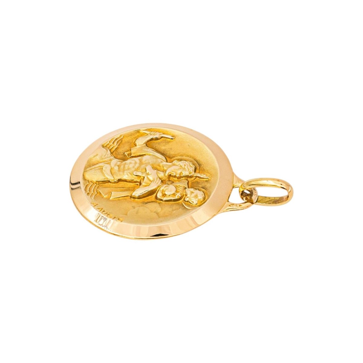 Augis Pendentif Médaille Or jaune - Castafiore