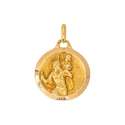 Augis Pendentif Médaille Or jaune - Castafiore