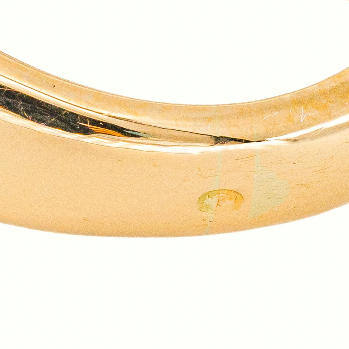 Yellow gold Sapphire Ring