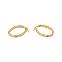Yellow gold Hoop earrings