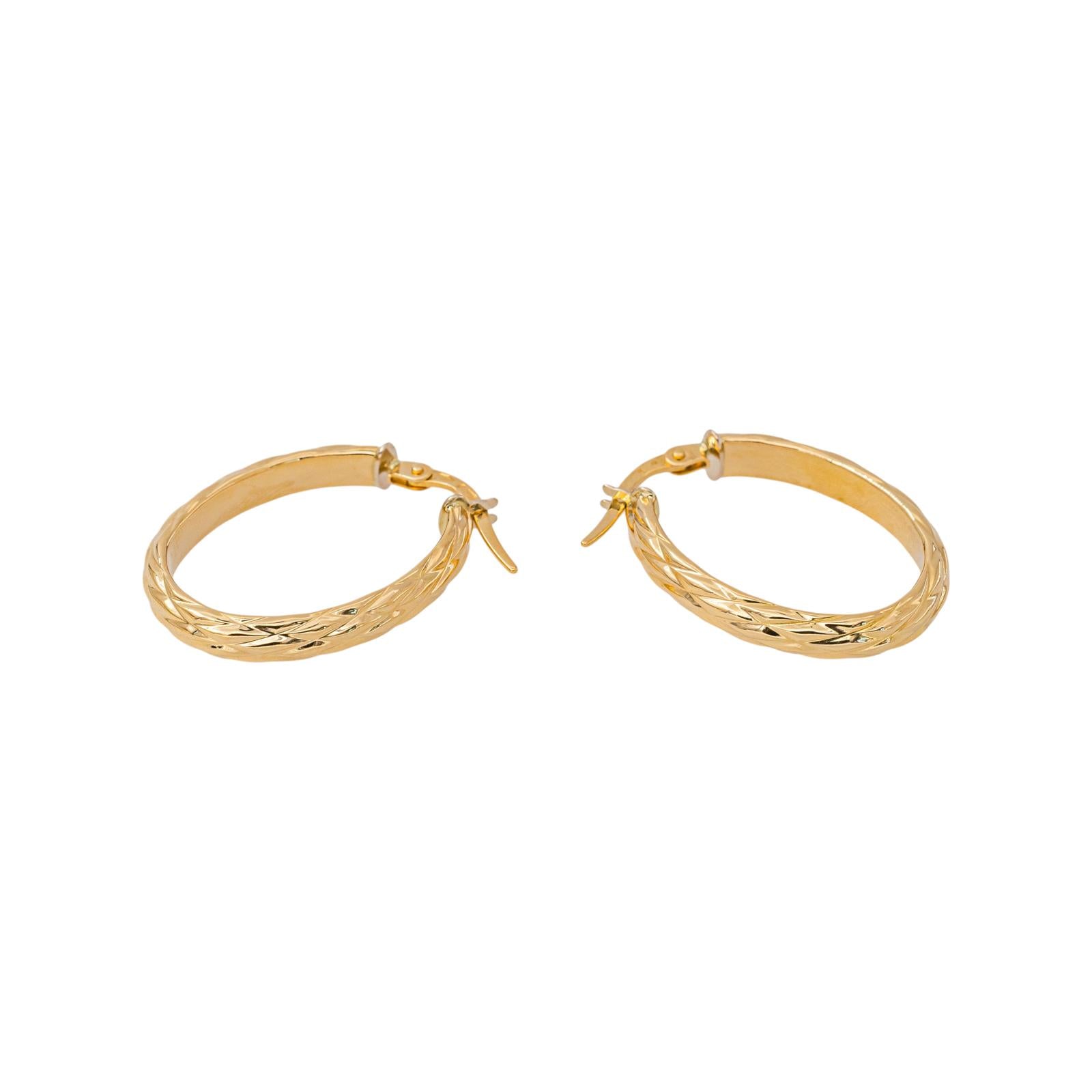 Yellow gold Hoop earrings