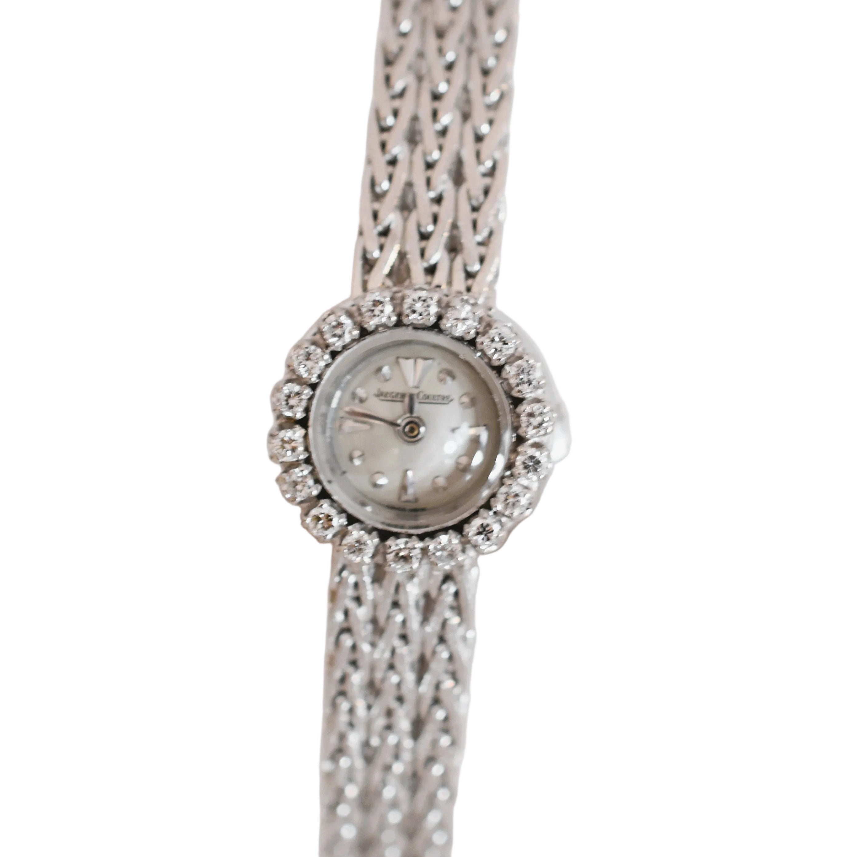 Montre JAEGER-LECOULTRE en or blanc et diamants
