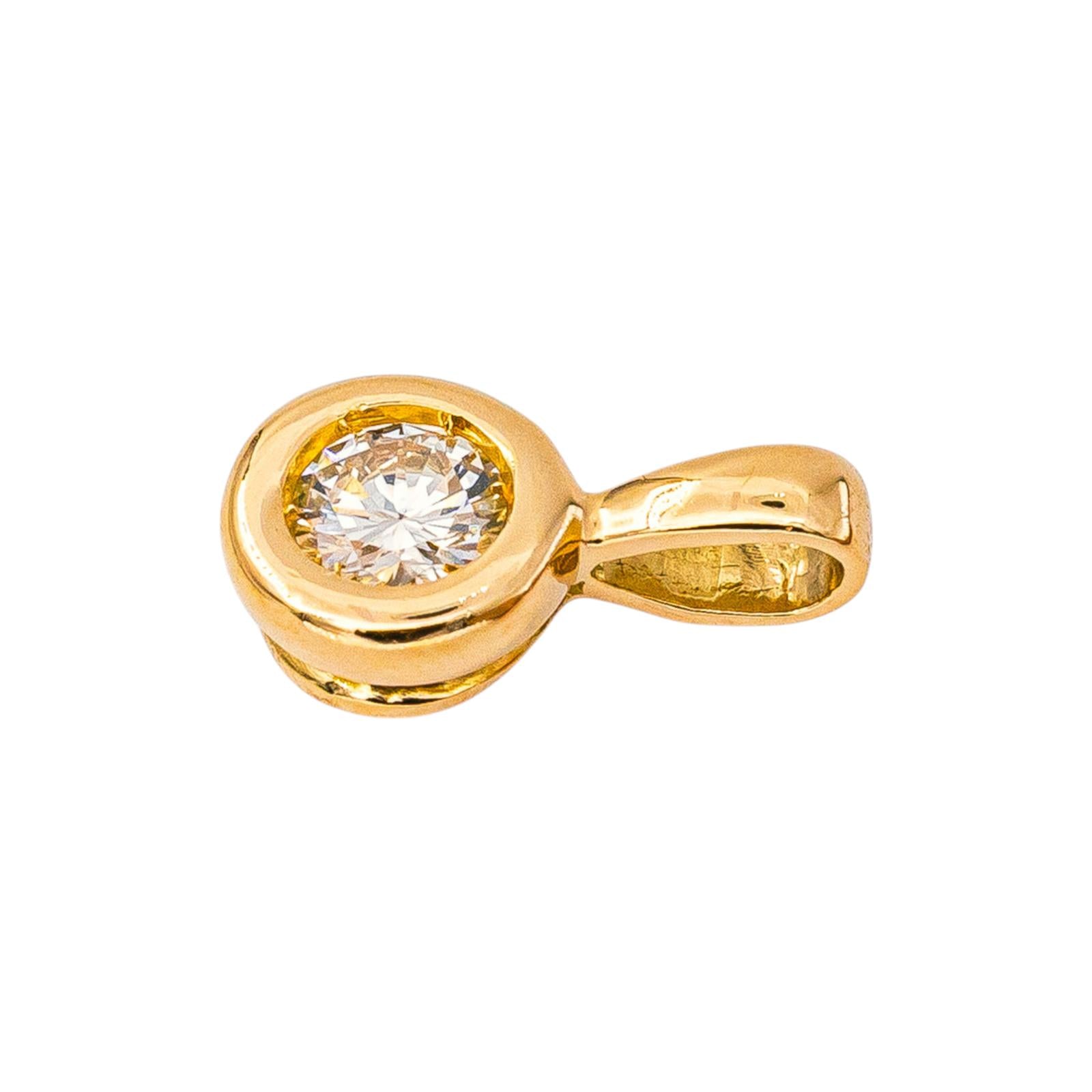 Pendentif Or jaune Diamant