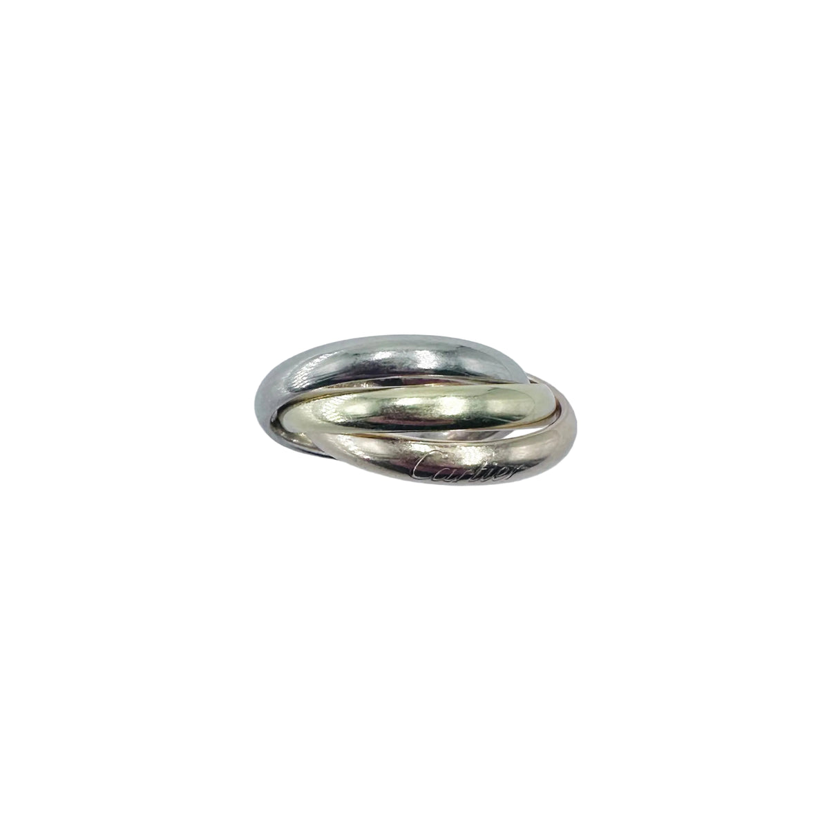 CARTIER "Trinity" Ring in white gold, yellow gold, and rose gold