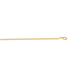 Yellow Gold Nautical Link Necklace