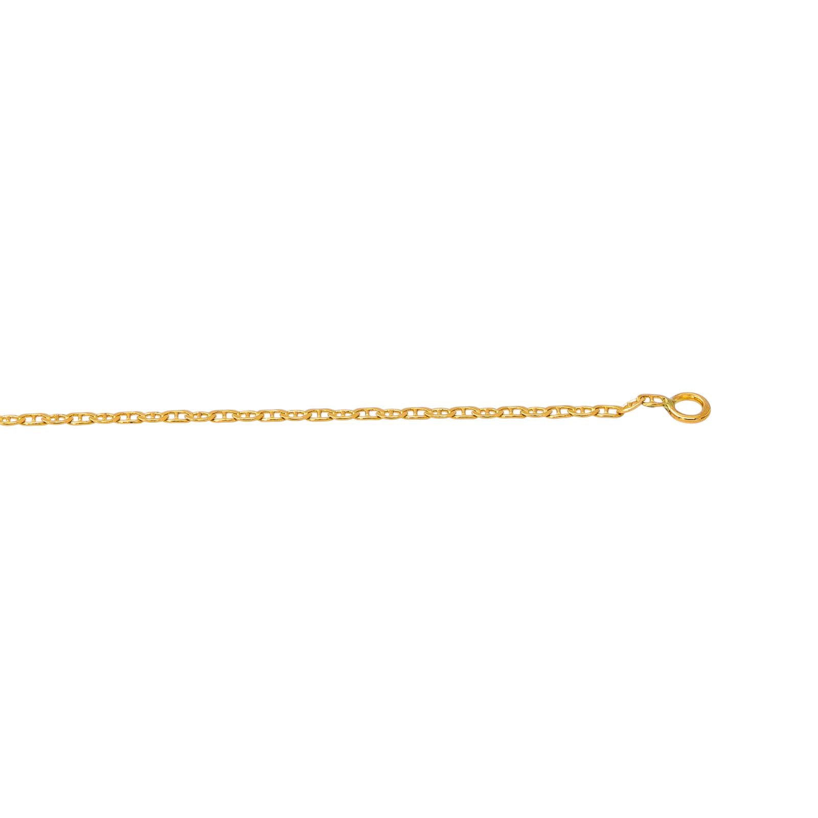 Yellow Gold Nautical Link Necklace