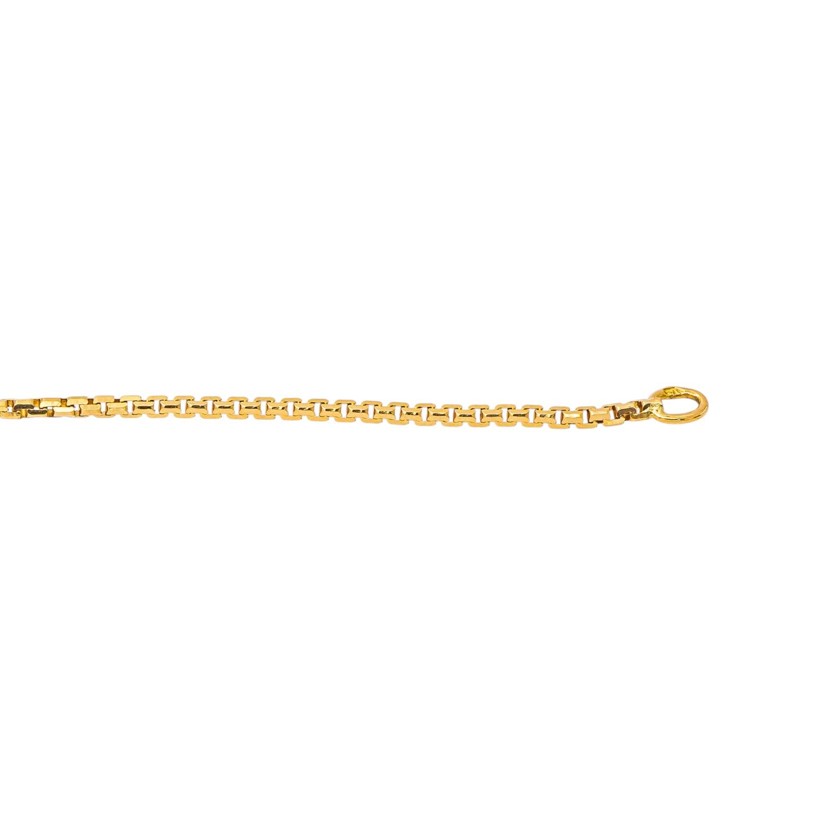 Yellow Gold Forçat Link Necklace