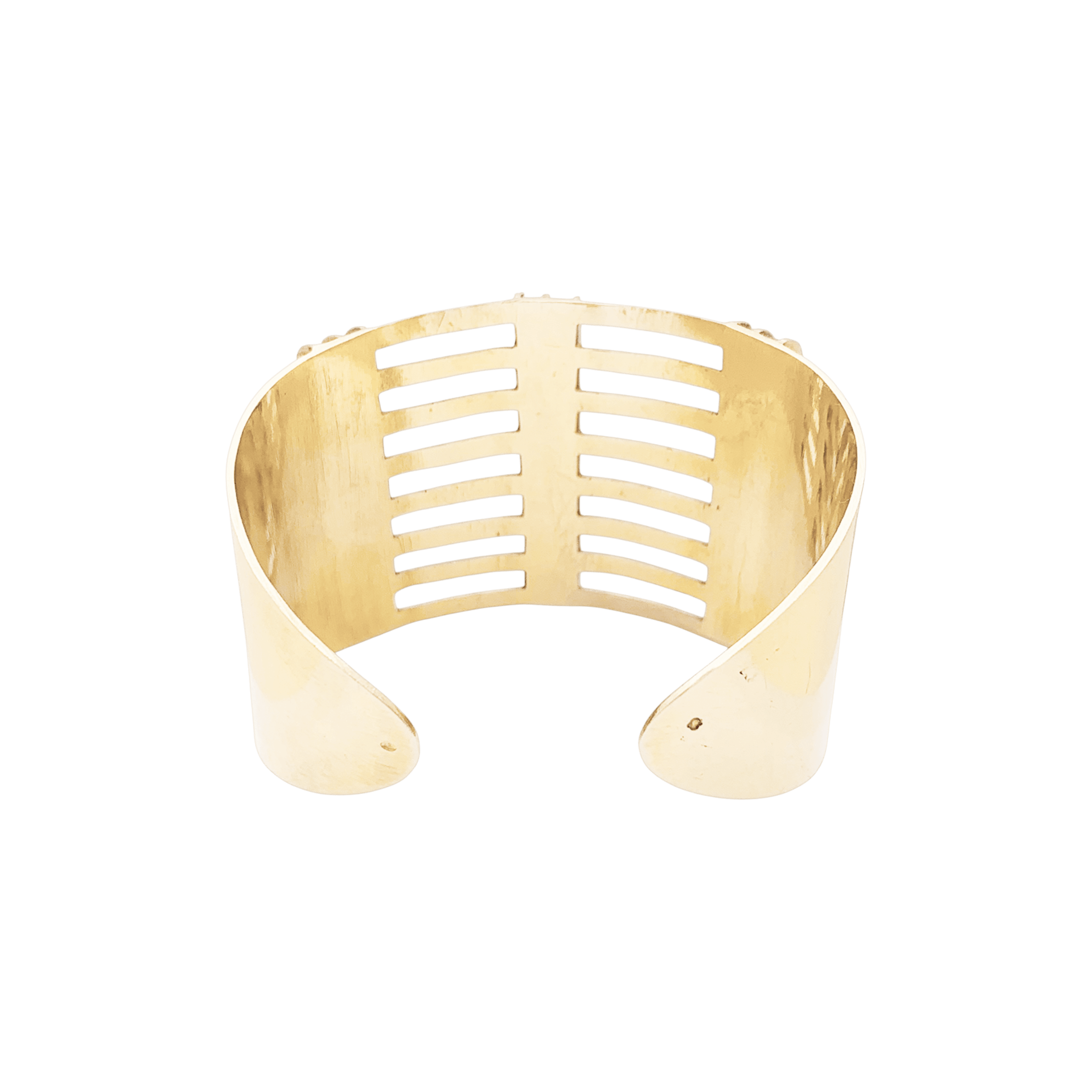 Bracelet manchette or rose.
