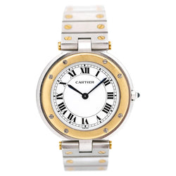 Montre CARTIER Santos Vendôme en or jaune et acier
