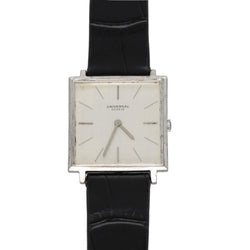 UNIVERSAL GENÈVE watch in steel and leather