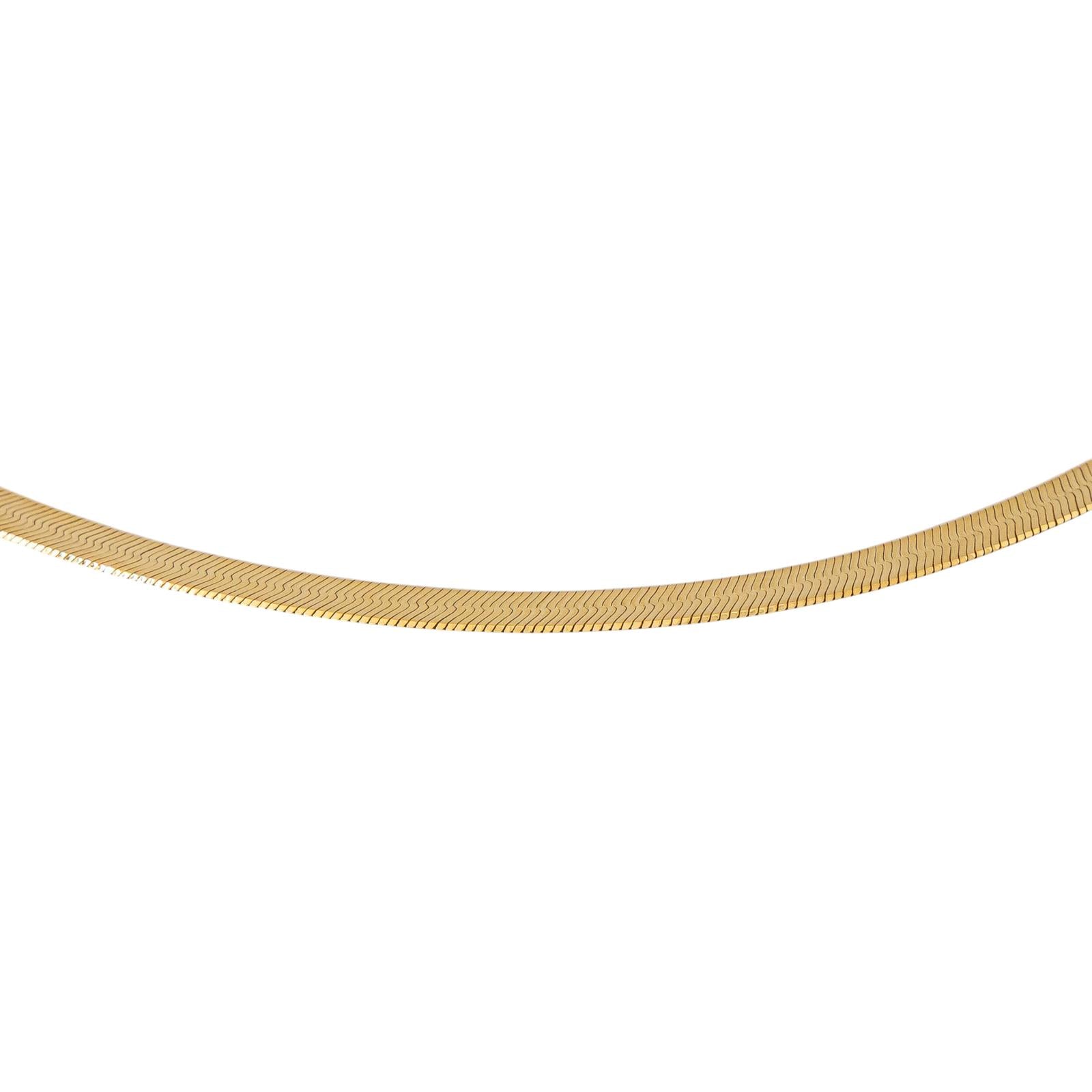 Collier Maille miroir Or jaune