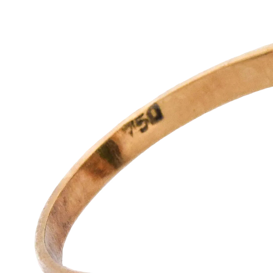Cocktail Ring in Yellow Gold, Turquoise, and Diamonds