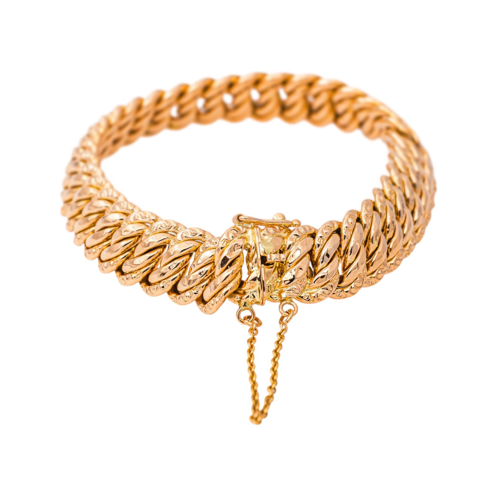 Rose Gold American Link Bracelet