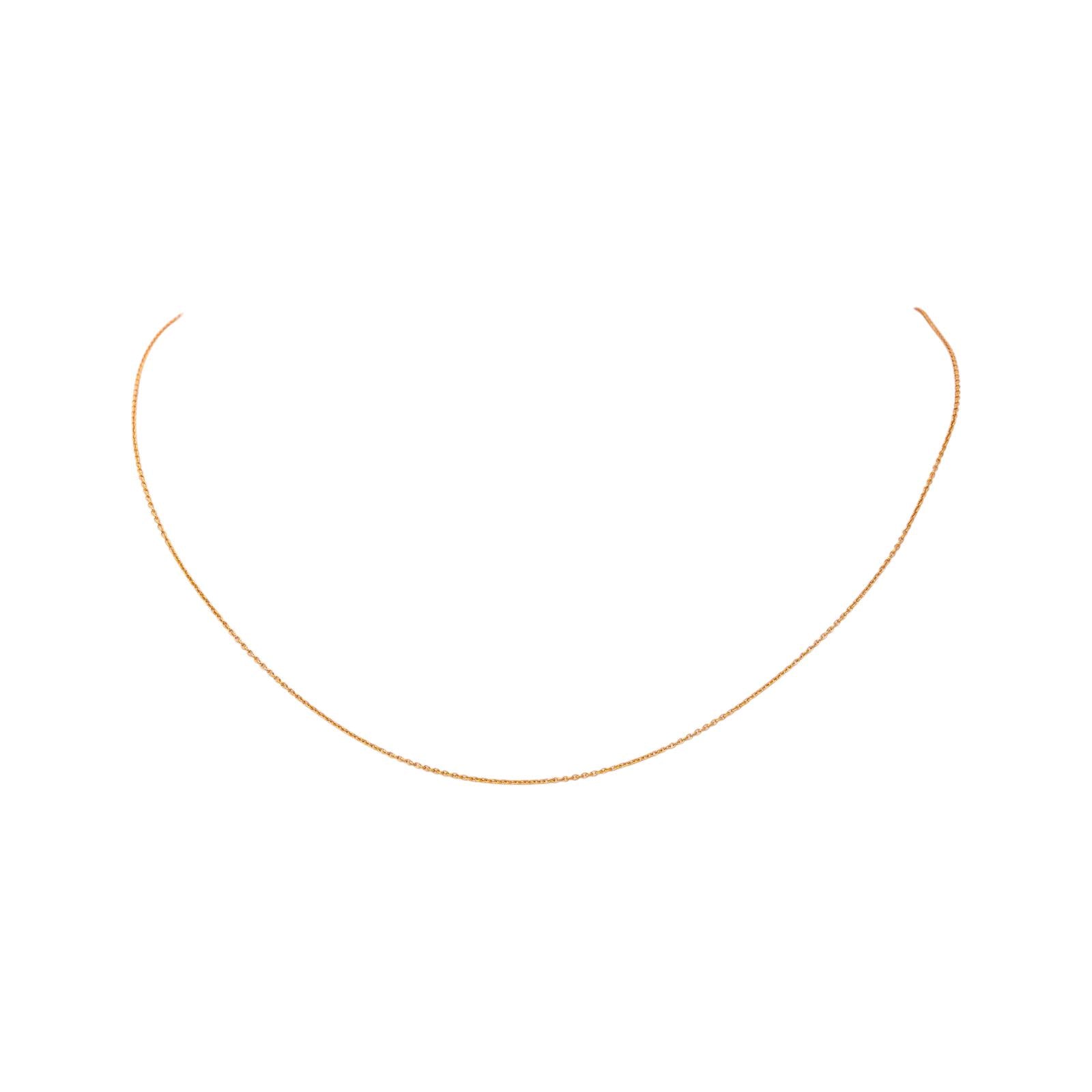 Dinh Van Forçat Link Necklace Rose gold