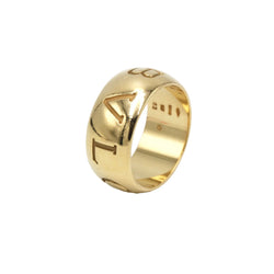 BULGARI "Monologo" Band Ring in Yellow gold