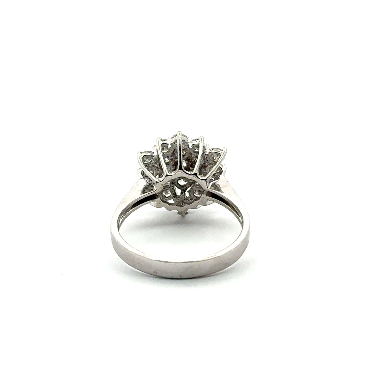White Gold and Diamond Cocktail Ring