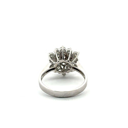 White Gold and Diamond Cocktail Ring