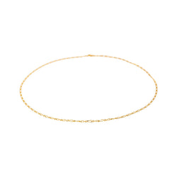 Yellow Gold Figaro Chain Necklace