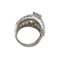 "Toi & Moi" Ring in Platinum and Diamonds