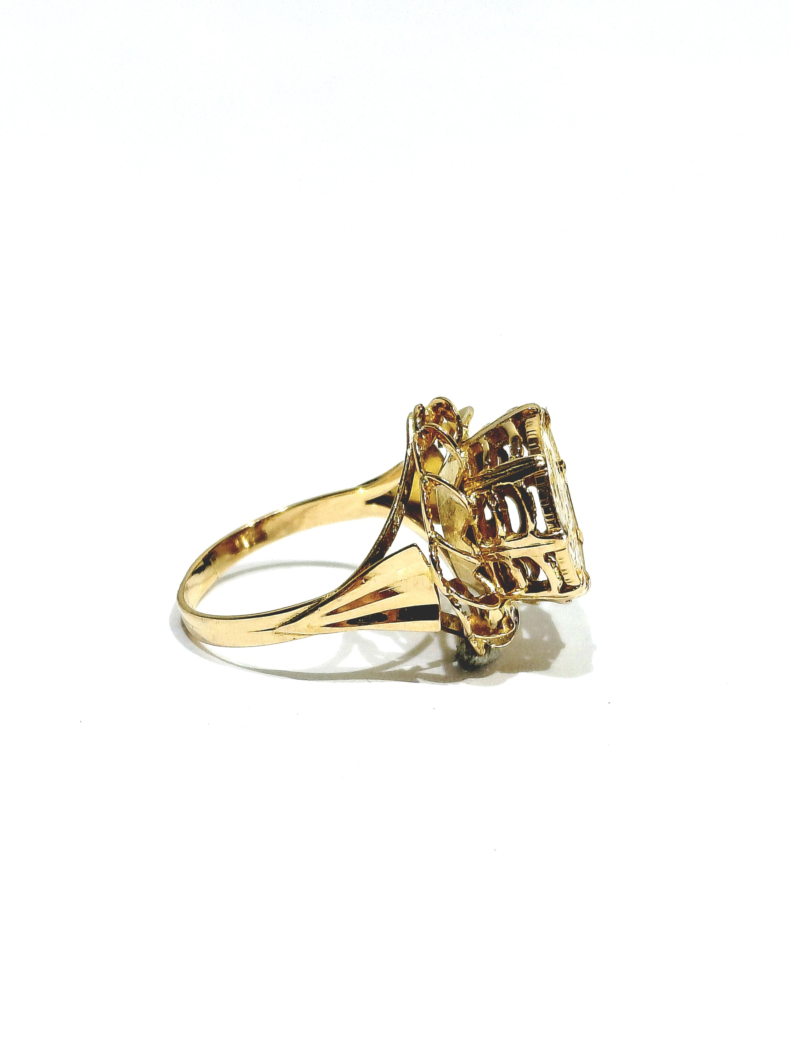 Ring en yellow gold