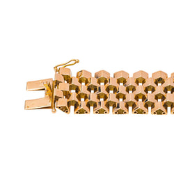 Rose gold cuff bracelet