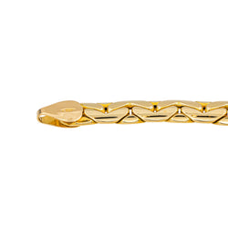 Bracelet Link bean stitch Yellow gold