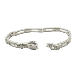 CHIMENTO Link Bracelet in White Gold and Diamonds
