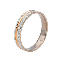 Bague Alliance GUÉRIN en or blanc et or rose