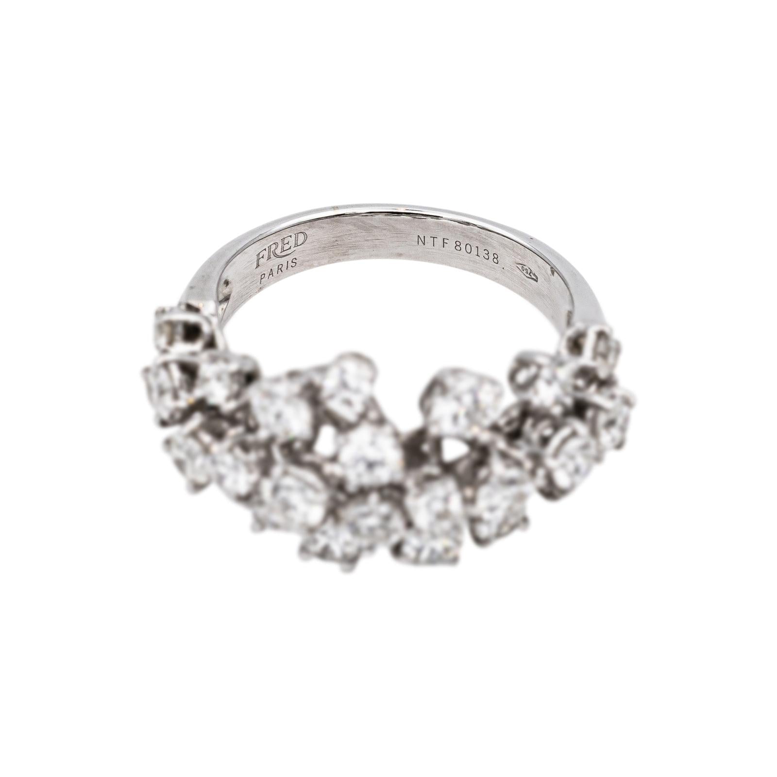 Fred White Ring White gold Diamond