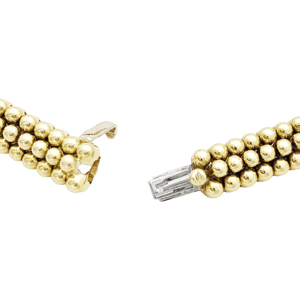 Necklace Boucheron, "Grains de Raisin", yellow gold.