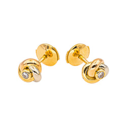 Cartier Trinity Earrings Rose gold Diamond