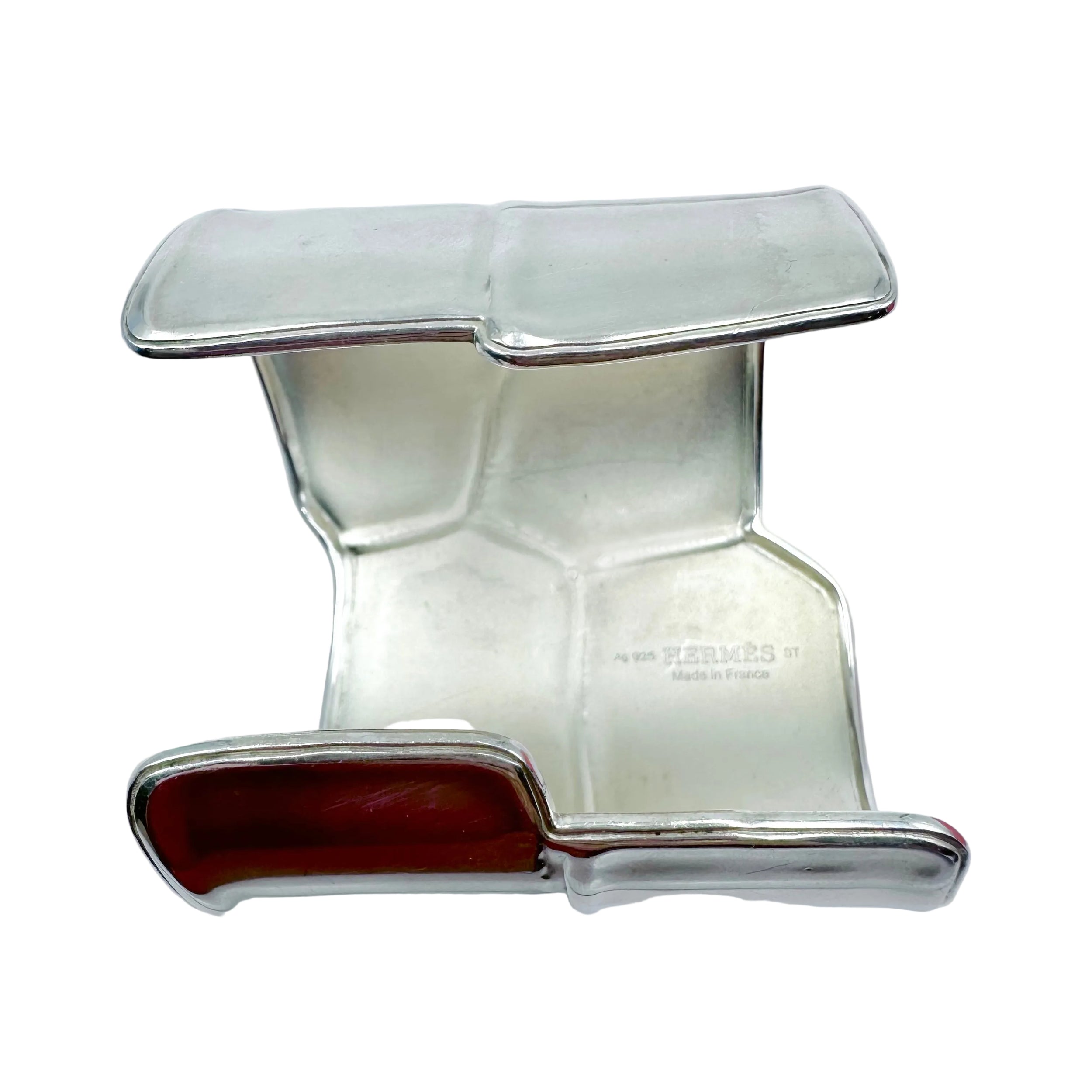 Bracelet Manchette HERMÈS Niloticus Éclat en argent