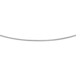 White gold necklace