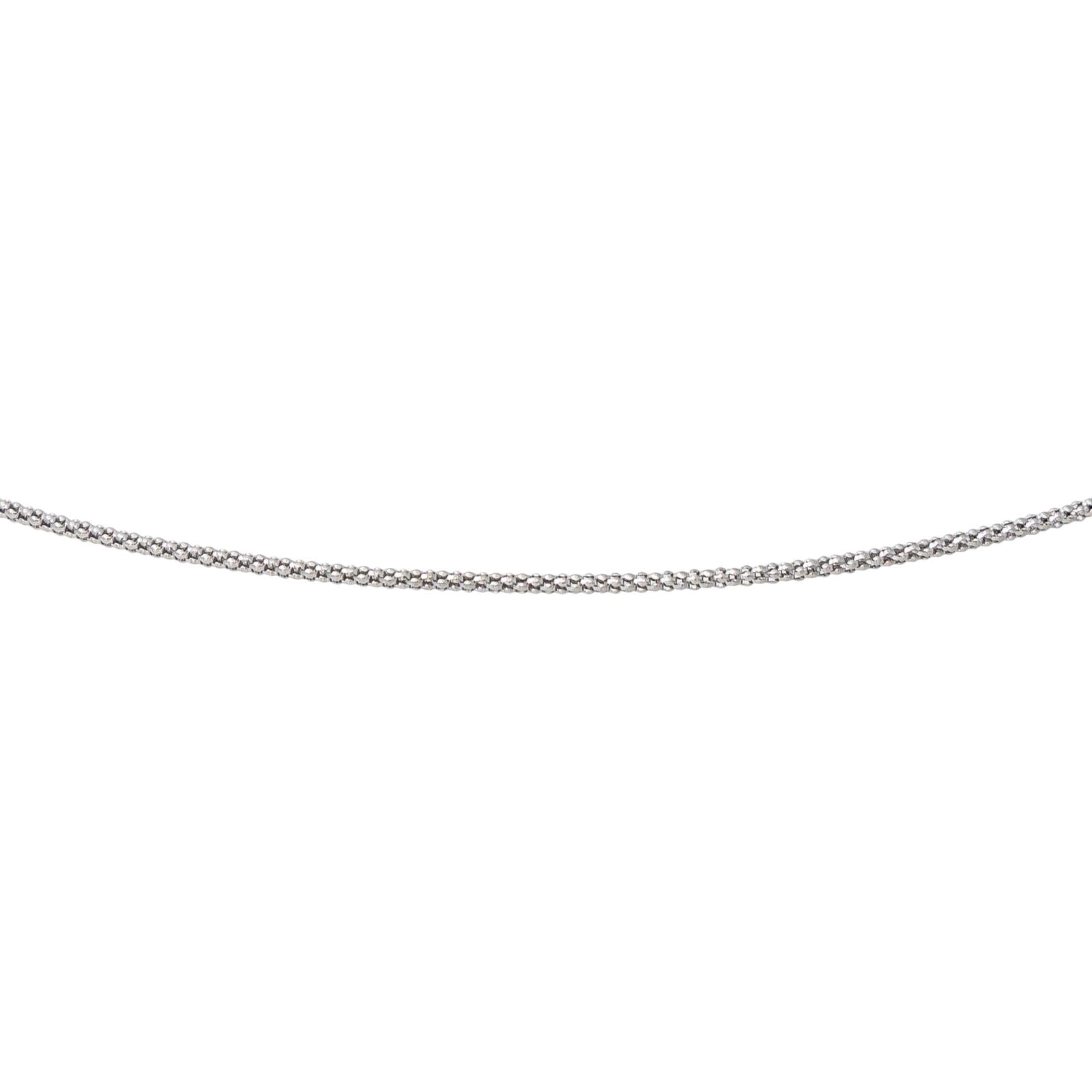 White gold necklace