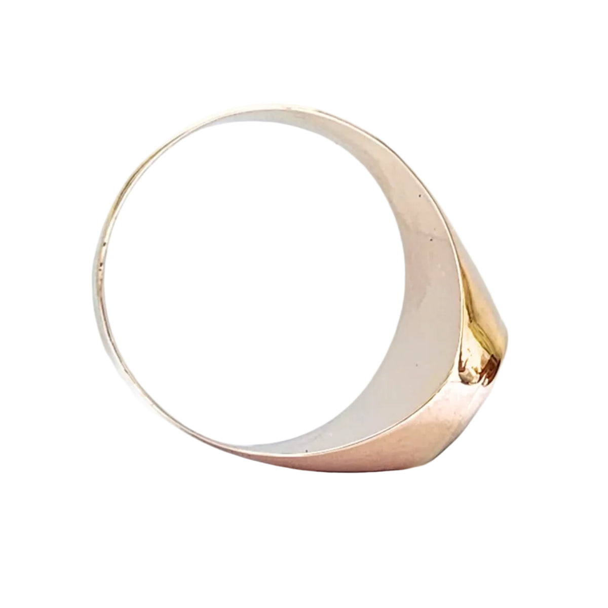 Rose Gold and Onyx Signet Ring
