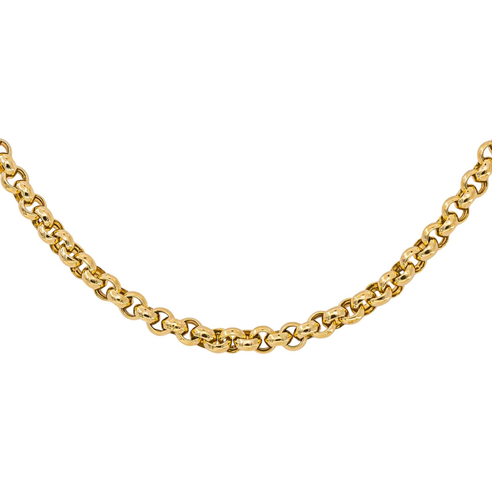 Collier Maille jaseron Or jaune