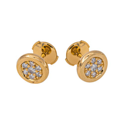 Earrings  Stud Earrings  Yellow gold  Diamond