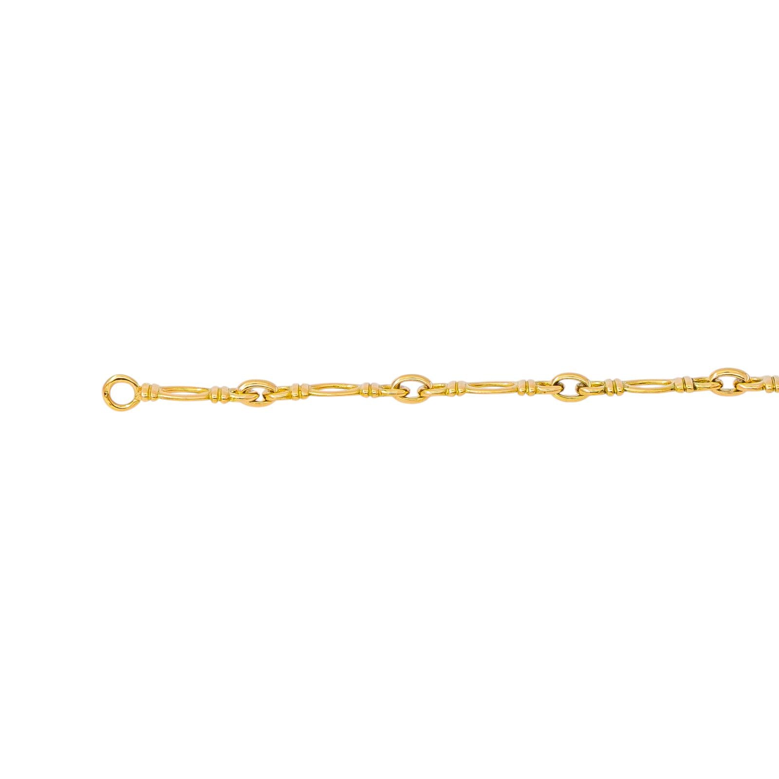 Yellow gold necklace