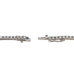 "Rivière" Necklace in White Gold and Diamonds