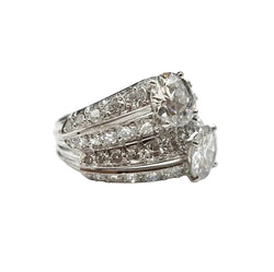 "Toi & Moi" Ring in Platinum and Diamonds