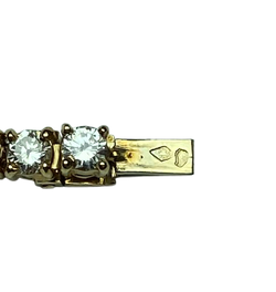"Rivière" Necklace in Yellow Gold and Diamonds
