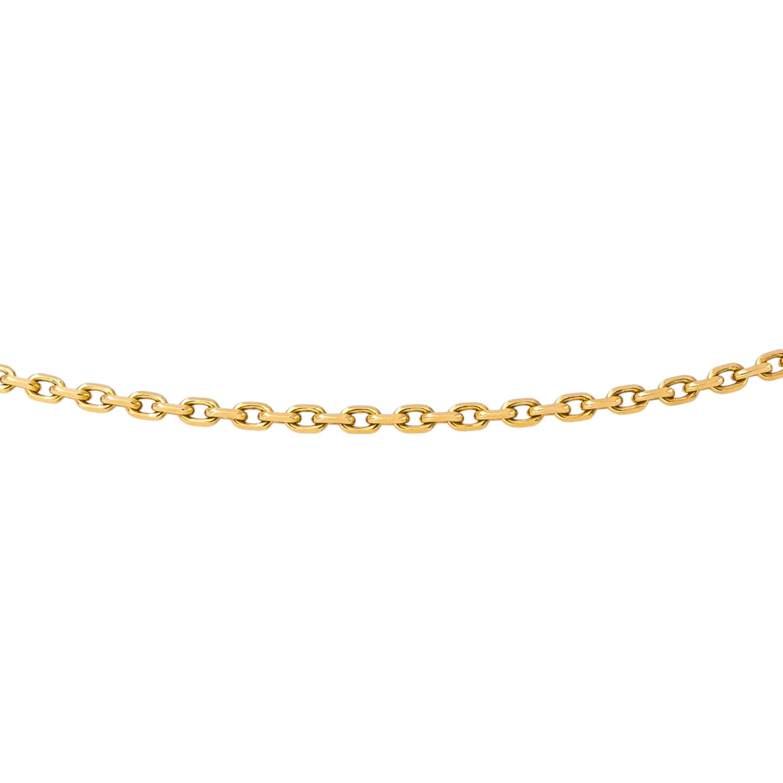 Yellow Gold Forçat Link Necklace